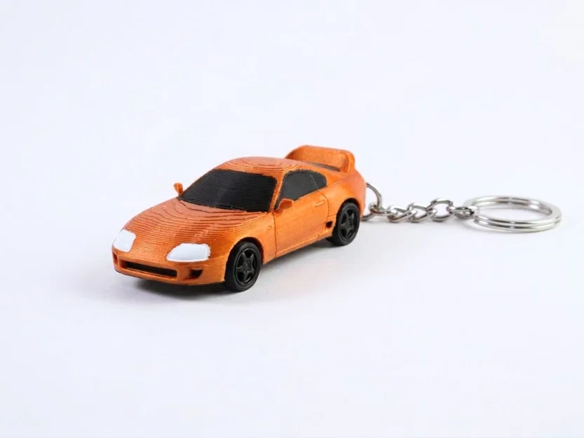 Móc khóa mô hình Toyota Supra MK4 in 3D chi tiết ấn tượng - Image 1