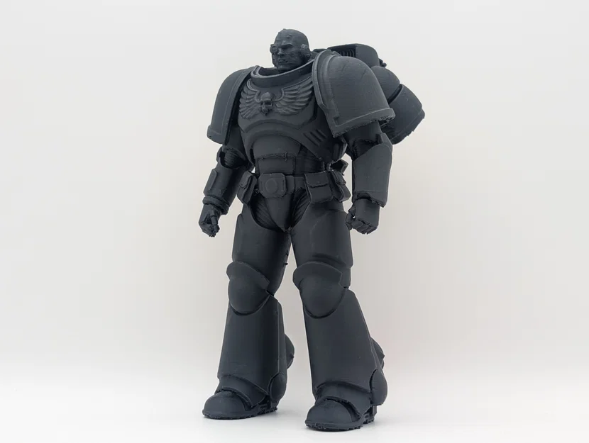 Mô hình chiến binh Space Marine Vespasius cho fan Warhammer 40k - Image 1