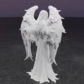 Tượng Thiên Thần Bóng Tối (Dark Angel Statue) Trang Trí Ấn Tượng - Thumbnail 10