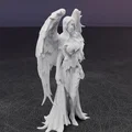Tượng Thiên Thần Bóng Tối (Dark Angel Statue) Trang Trí Ấn Tượng - Thumbnail 12