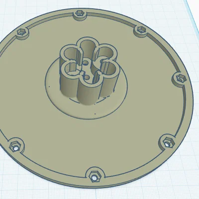 Đĩa gắn lưỡi cắt 16cm 8 vị trí cho Gardena Sileno Minimo