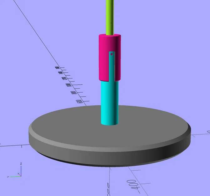 Bộ chuyển đổi chân đế dù (ø 58mm ➔ ø 25mm) - Image 2
