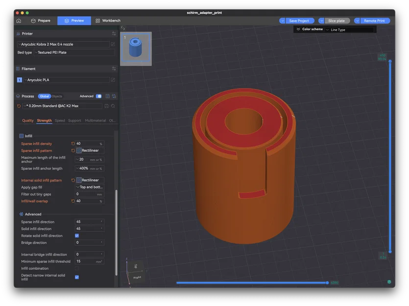 Bộ chuyển đổi chân đế dù (ø 58mm ➔ ø 25mm) - Image 7