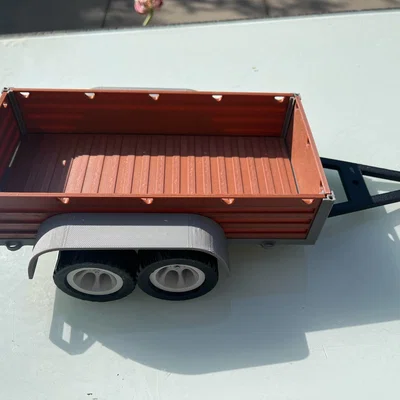 Xe rơ-moóc (Trailer) cho xe RC địa hình tỉ lệ 1:10, 1:12