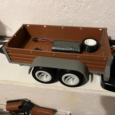 Xe rơ-moóc (Trailer) cho xe RC địa hình tỉ lệ 1:10, 1:12