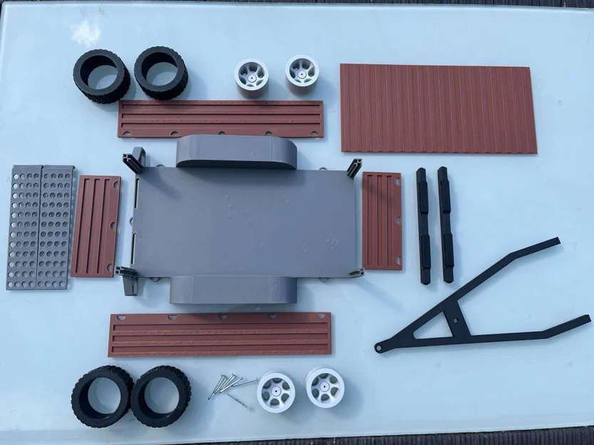 Xe rơ-moóc (Trailer) cho xe RC địa hình tỉ lệ 1:10, 1:12 - Image 4