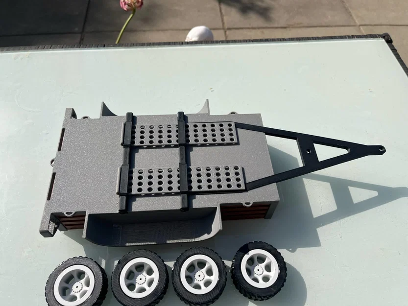 Xe rơ-moóc (Trailer) cho xe RC địa hình tỉ lệ 1:10, 1:12 - Image 10