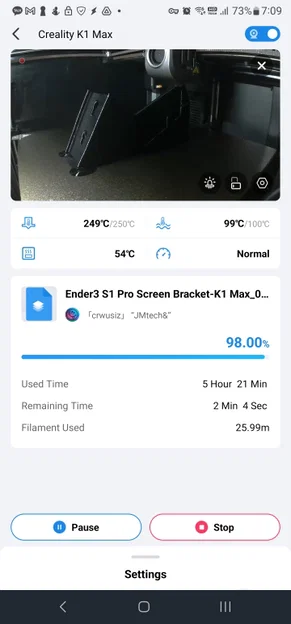 Ngàm gắn màn hình cải tiến cho Ender 3 S1 Pro (Screen Bracket) - Image 2