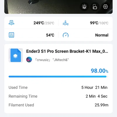 Ngàm gắn màn hình cải tiến cho Ender 3 S1 Pro (Screen Bracket)