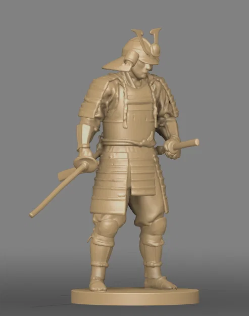Mô hình Samurai dũng mãnh: File in 3D chất lượng cao cho người sưu tầm - Image 1