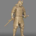 Mô hình Samurai dũng mãnh: File in 3D chất lượng cao cho người sưu tầm - Thumbnail 1
