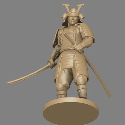 Mô hình Samurai dũng mãnh: File in 3D chất lượng cao cho người sưu tầm