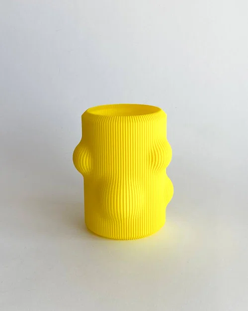 Bình hoa Line vase, bubble vase, in chế độ vase mode - Image 2