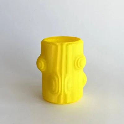 Bình hoa Line vase, bubble vase, in chế độ vase mode