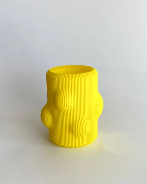 Bình hoa Line vase, bubble vase, in chế độ vase mode - Image 3