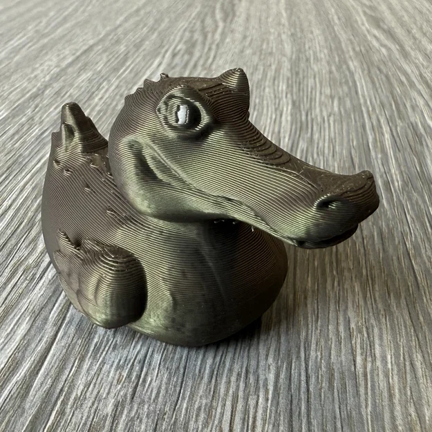 Mô hình Duck Alligator - Vịt Cá Sấu độc đáo trang trí bàn làm việc - Image 1