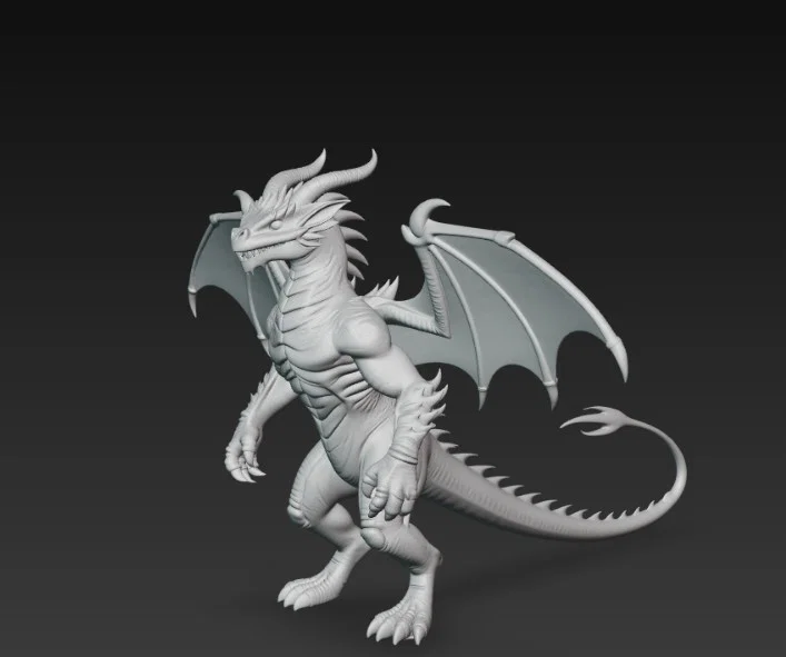 Mô hình rồng chiến binh 2 chân (Bipedal Winged Dragon) in 3D - Image 5