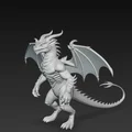 Mô hình rồng chiến binh 2 chân (Bipedal Winged Dragon) in 3D - Thumbnail 5