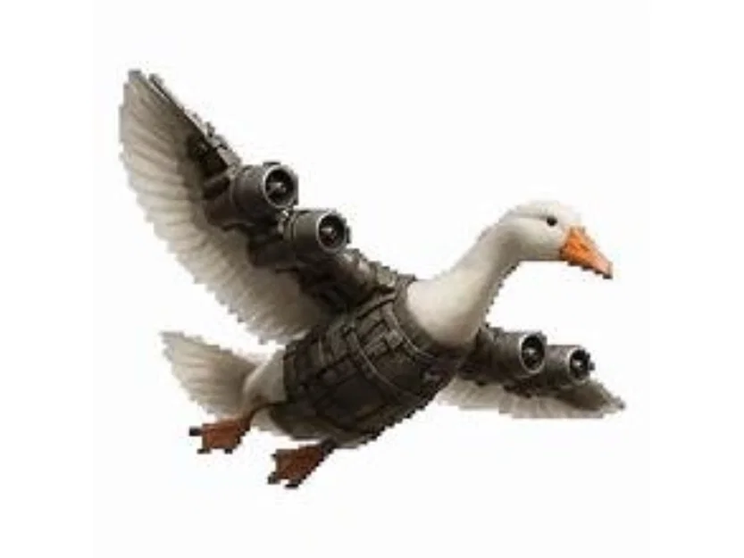 Mô hình 3D Bombombini Gusini - Ngỗng chiến độc lạ cho dân chơi - Image 1