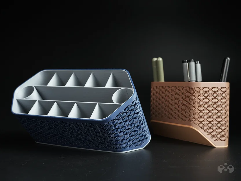 Ống cắm bút Kumiko - Hộp đựng đồ để bàn - Image 5