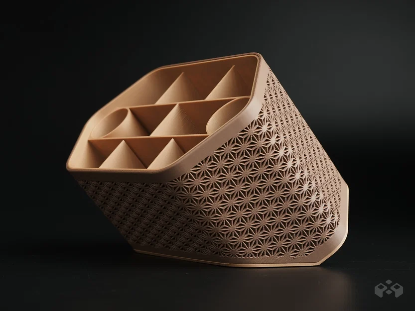 Ống cắm bút Kumiko - Hộp đựng đồ để bàn - Image 7