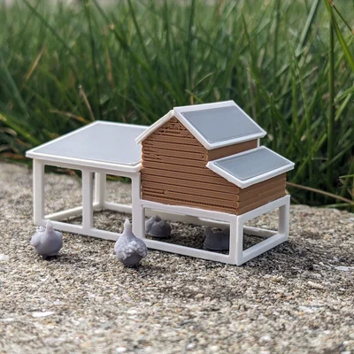 Chuồng gà - Tỉ lệ 1/43