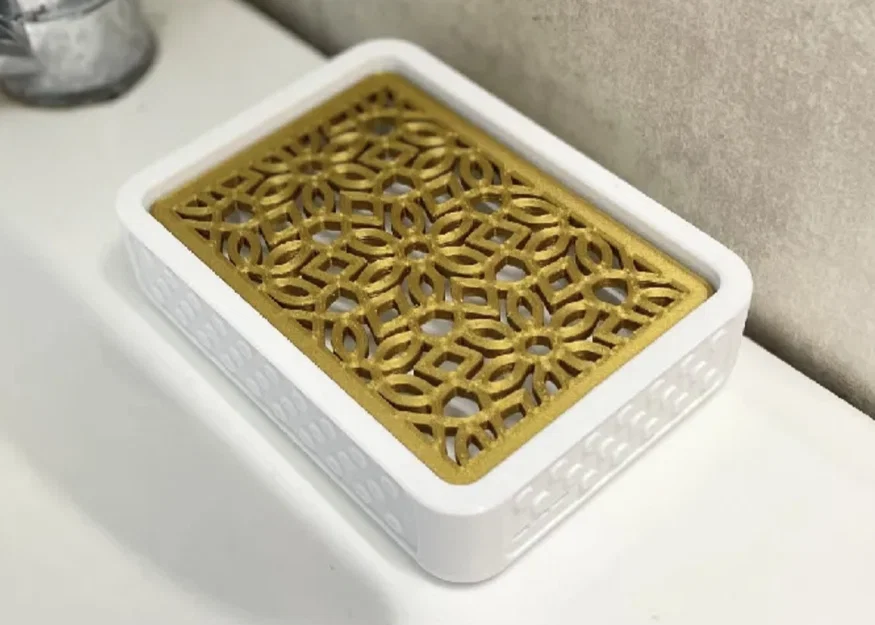 Hộp đựng xà phòng họa tiết 3D sang trọng (Soap Dish) - Image 1