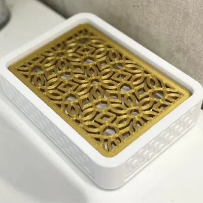 Hộp đựng xà phòng họa tiết 3D sang trọng (Soap Dish)