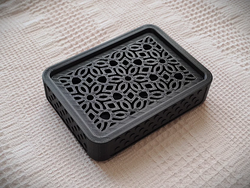 Hộp đựng xà phòng họa tiết 3D sang trọng (Soap Dish) - Image 2
