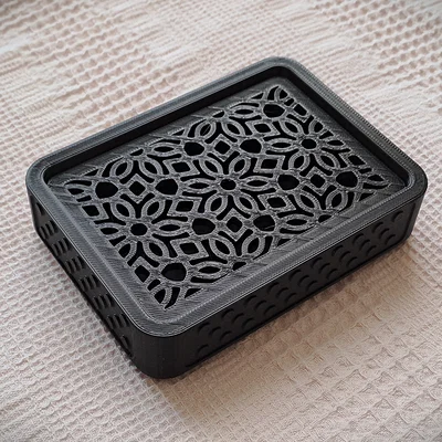 Hộp đựng xà phòng họa tiết 3D sang trọng (Soap Dish)