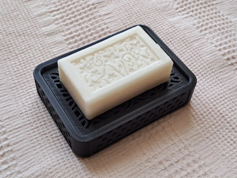 Hộp đựng xà phòng họa tiết 3D sang trọng (Soap Dish) - Image 5