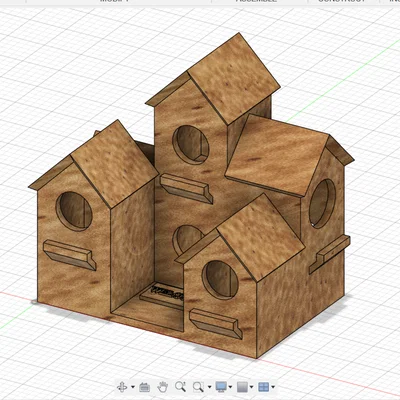 Nhà chim / Khách sạn cho chim, KHÔNG CẦN SUPPORT!