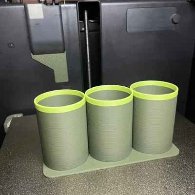 Khay đựng dụng cụ 3 ngăn gọn gàng cho bàn in 3D