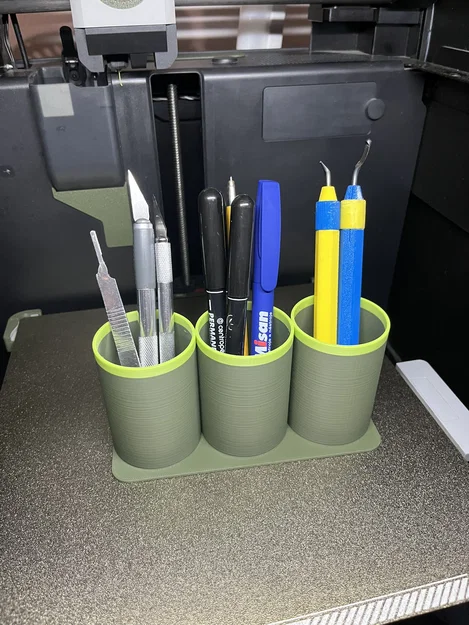 Khay đựng dụng cụ 3 ngăn gọn gàng cho bàn in 3D - Image 2