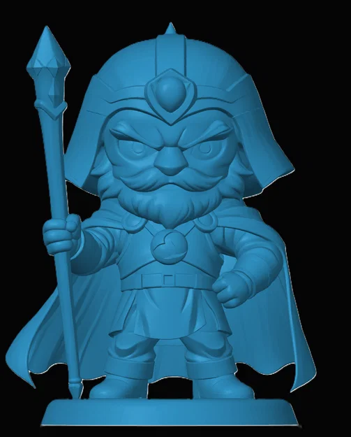 Mô hình Jaga phong cách Chibi từ Thundercats cho máy in 3D - Image 1