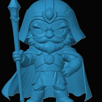 Mô hình Jaga phong cách Chibi từ Thundercats cho máy in 3D