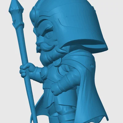 Mô hình Jaga phong cách Chibi từ Thundercats cho máy in 3D