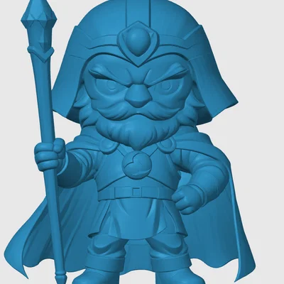 Mô hình Jaga phong cách Chibi từ Thundercats cho máy in 3D