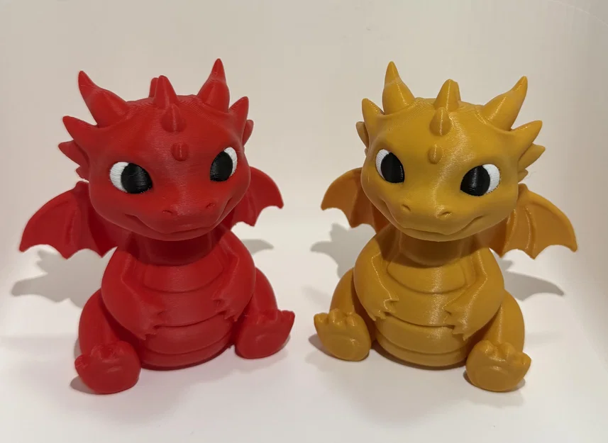 Mô hình 3D Rồng Chibi đáng yêu - Cute Baby Dragon Chibi Buddies - Image 1