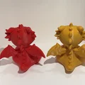 Mô hình 3D Rồng Chibi đáng yêu - Cute Baby Dragon Chibi Buddies - Thumbnail 3