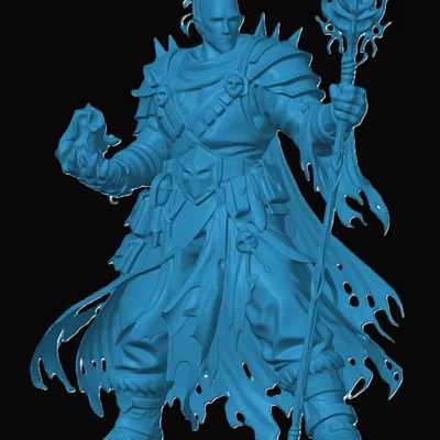 Mô hình Goliath Warlock cho game nhập vai