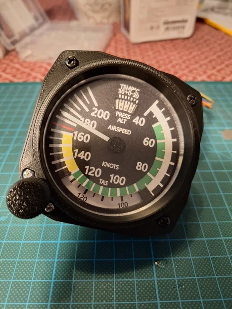 Đồng hồ đo tốc độ bay (Airspeed Indicator) cho giả lập bay - Image 1