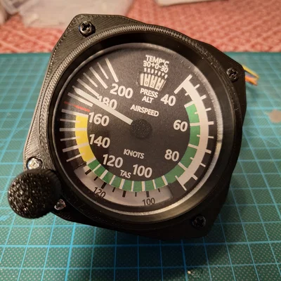 Đồng hồ đo tốc độ bay (Airspeed Indicator) cho giả lập bay