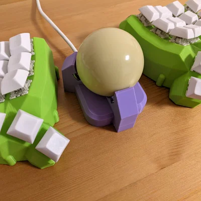 Trackball 15b/c - Chuột bi xoay USB không nút bấm