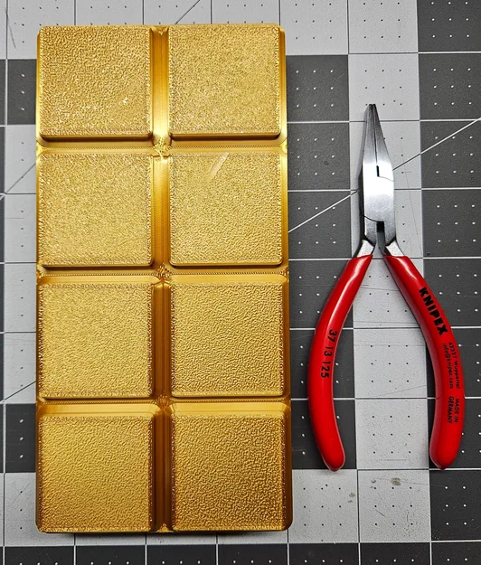 Khay in 3D cho kìm Knipex 37 13 125 chuẩn Gridfinity - Image 3