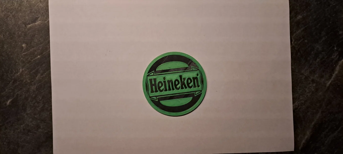 Miếng lót ly Heineken (Heineken coaster) - Mô hình in 3D độc đáo - Image 2