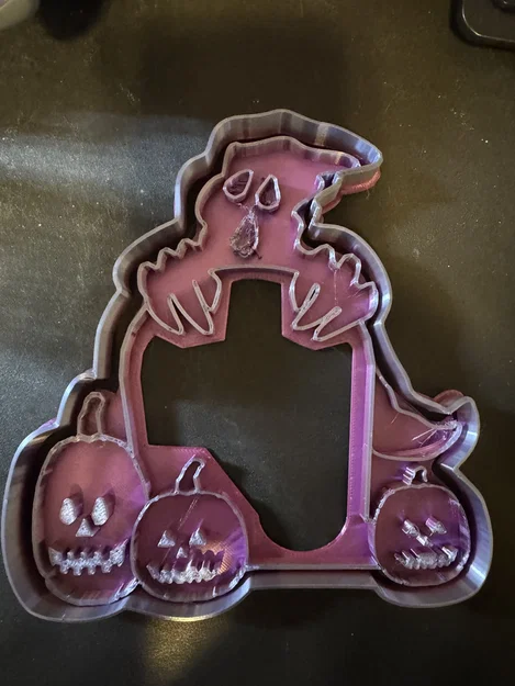 Khuôn cắt bánh quy hình ma và bí ngô Halloween (3D Printing) - Image 2