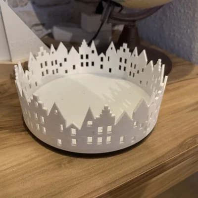 Khay Đựng Đồ Trang Trí Hình Phố Thị (Schale Innenstadt) - Mẫu In 3D Đẹp