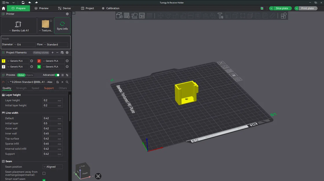 Giá đỡ bộ thu sóng Turnigy 9X - Image 3