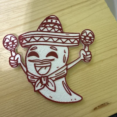 Mô hình trang trí Cinco De Mayo - In 3D sáng tạo